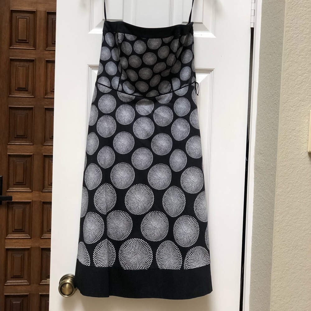 White House Black Market strapless dress.  Size 2